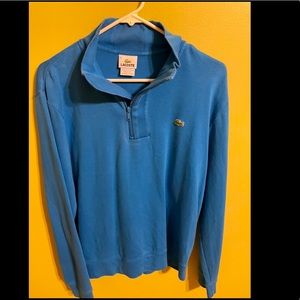 Lacoste quarter zip sweatshirt